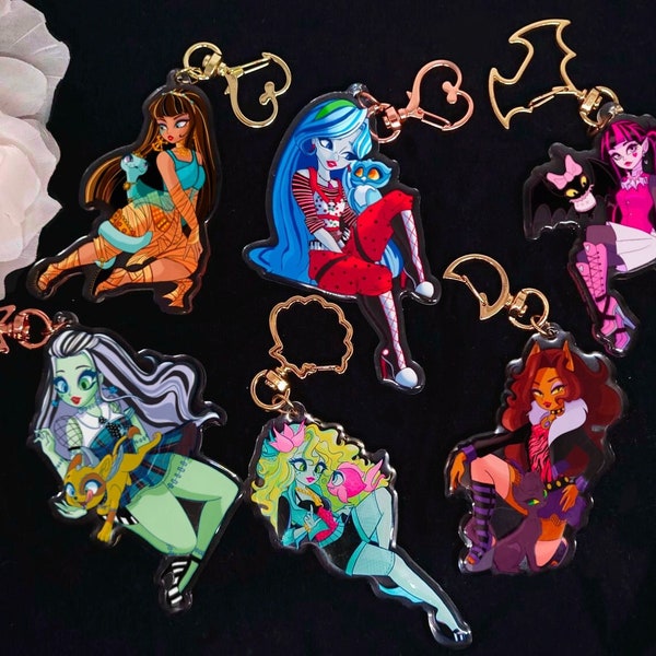 Monster Girl High Acrylic Keychains