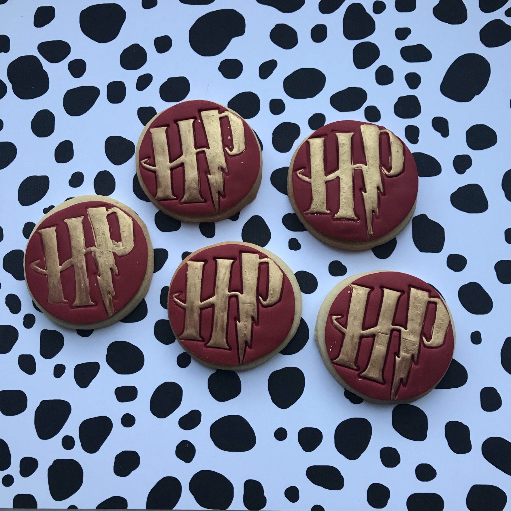 6 x Personalised Harry Potter Birthday Sugar Cookie Biscuit Etsy