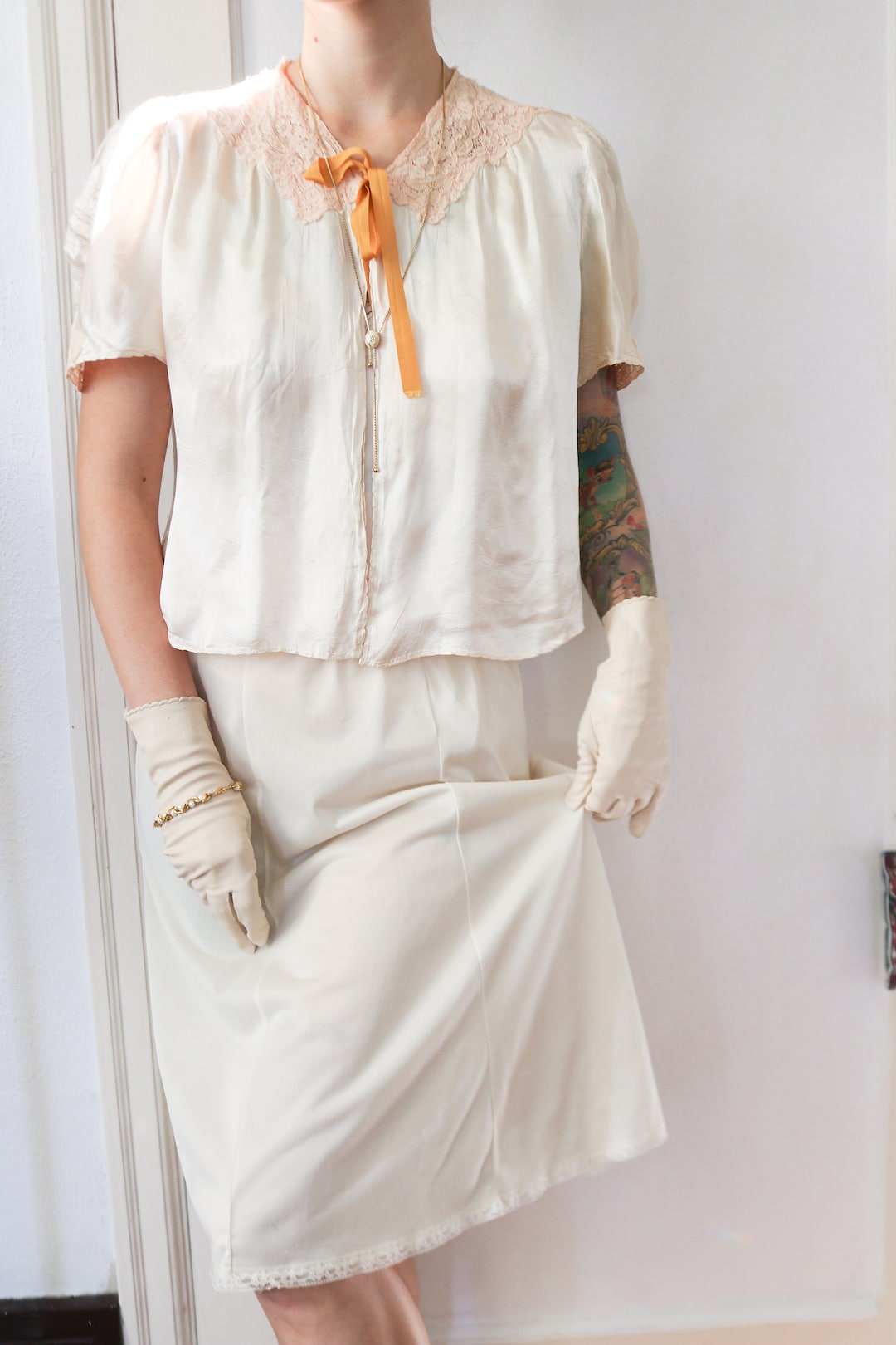 Vintage Jcpenney Daydream Ivory Half Slip small Etsy