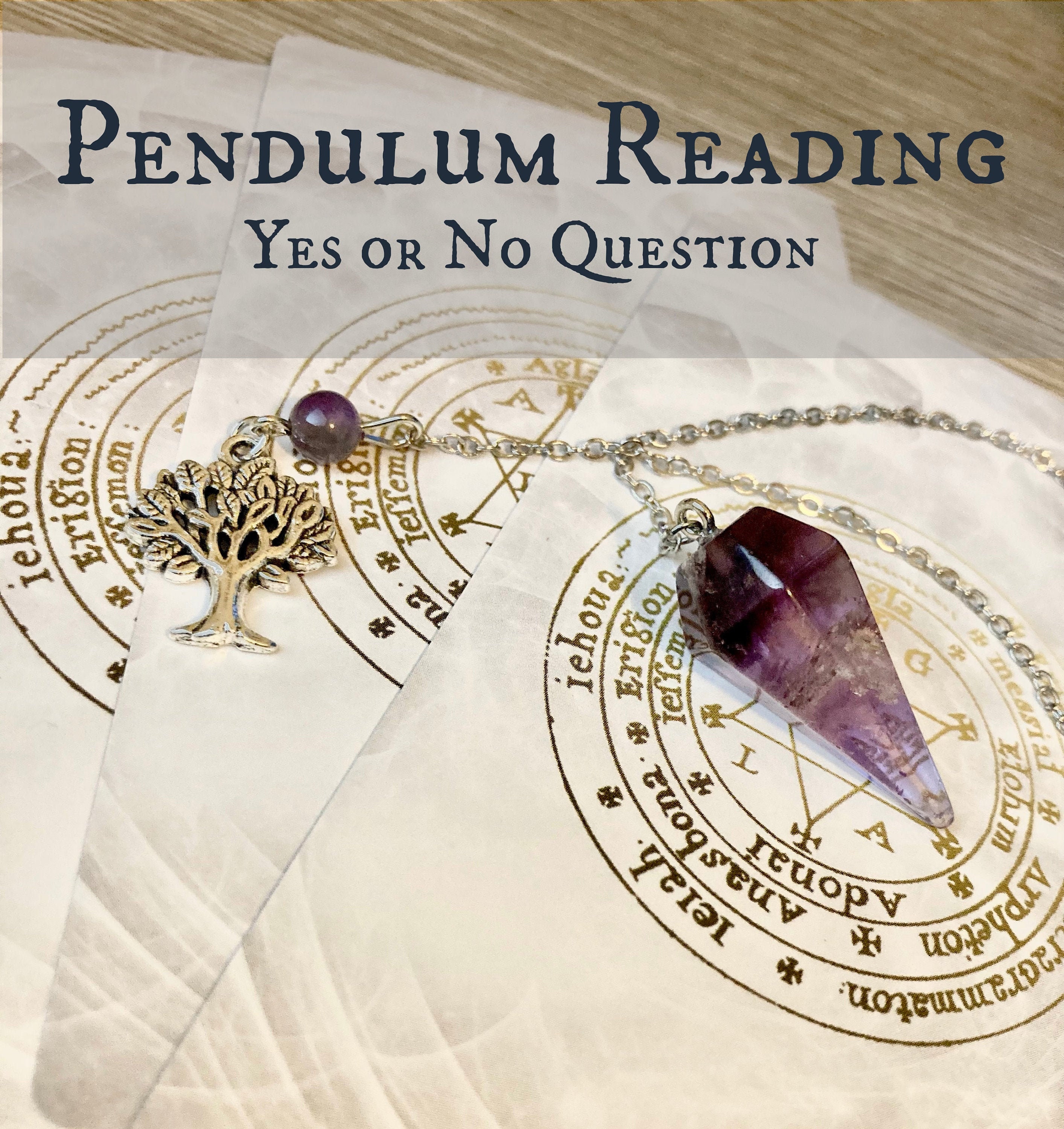 Pendulum Reading 1 Question YES OR NO Answers 1 Hour Etsy