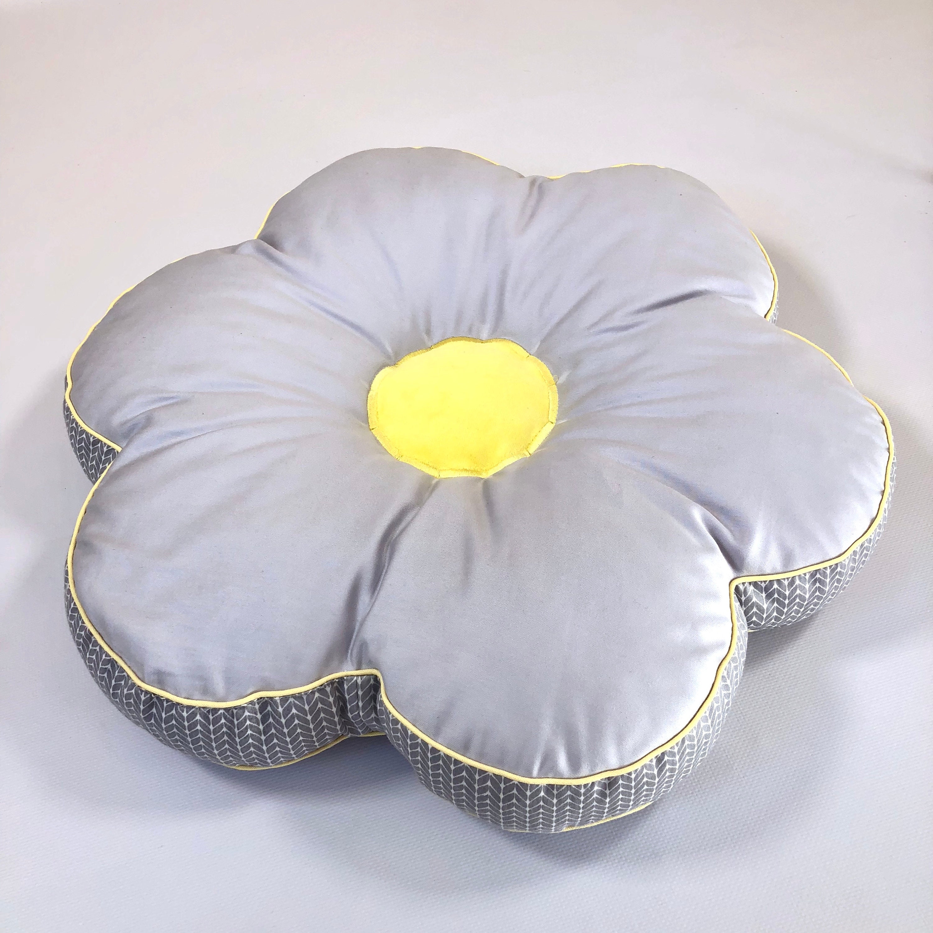 Floor pillow Flower cushion soft furniture for kids Etsy