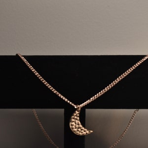 Gold Mond Anhänger