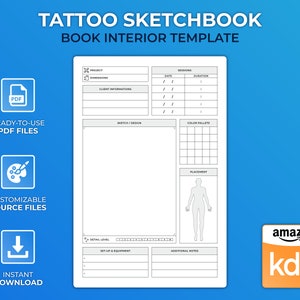 Tattoo Sketchbook: Sketchbook for Artists to Draw your Tattoo Designs,  Tattoo Journal, White Paper and dotted graph paper, Drawing Book.:  Publisher, Carla: 9798757098333: : Books
