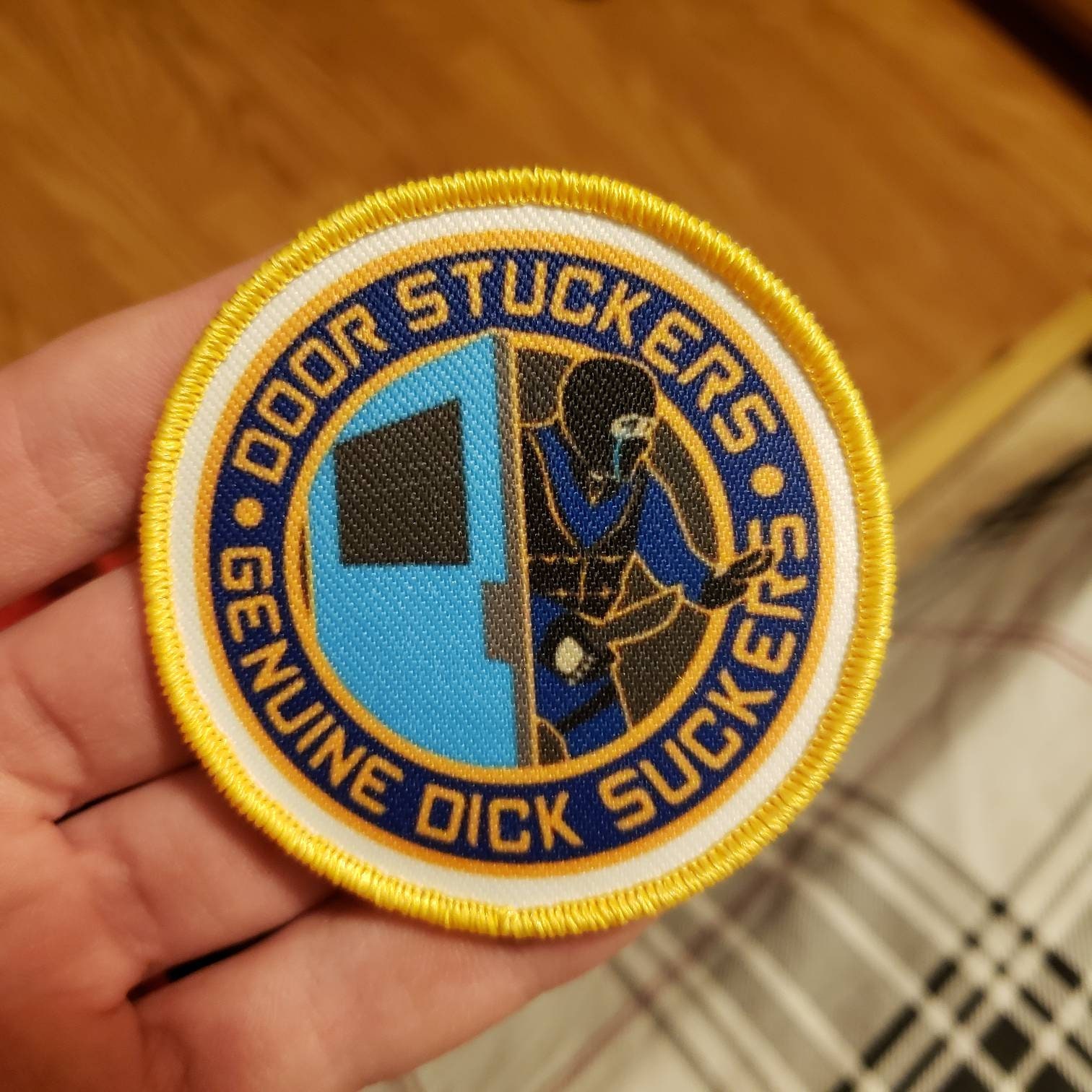 Door Stuckers - Genuine Dick Suckers patch