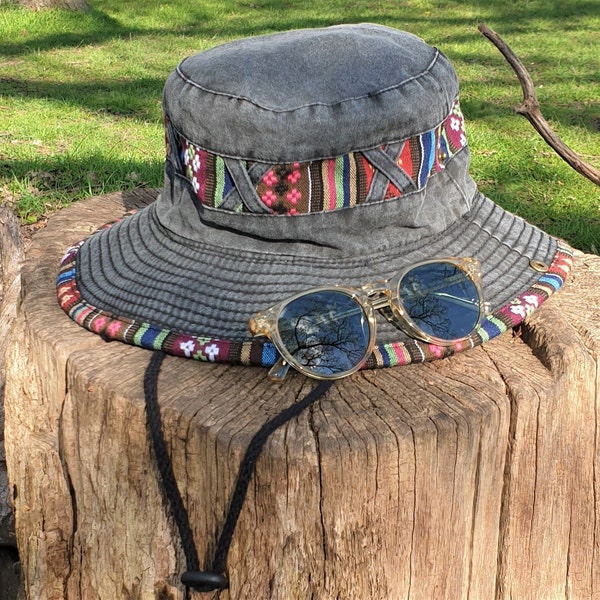 Our **Limited Edition** FADER KAT Boonie Hat in Vintage Grey- so cool+ fantastic sun protection.One size.Perfect gift for the sun god/dess !