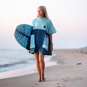 Get ready for the water!  The MAXI beach, surf + bath Poncho and changing robe. Beautiful + sustainable too. The perfect GIFT