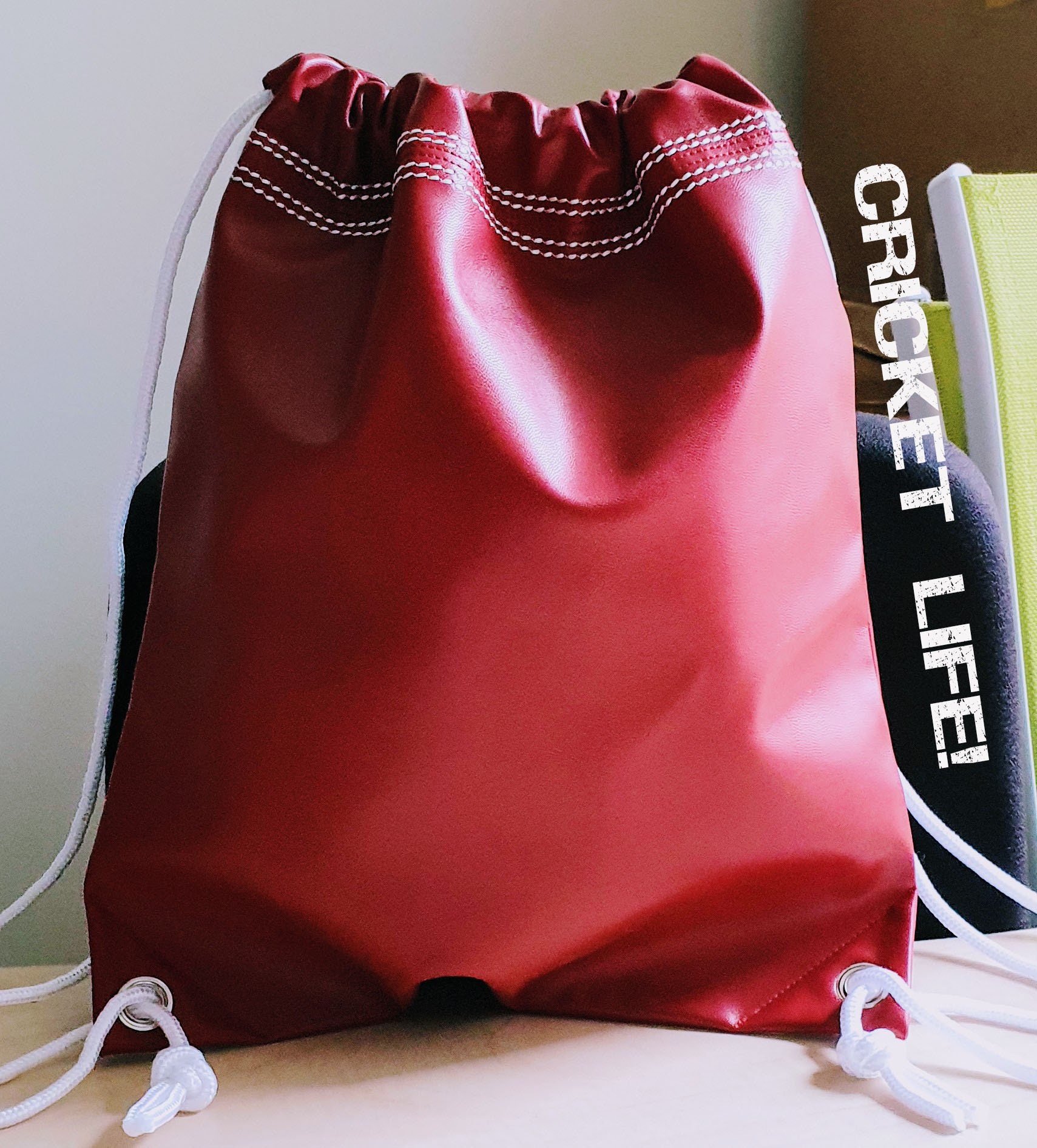 Cricket Ball Drawstring Bag the Perfect Gift /boot/gym Bag for All