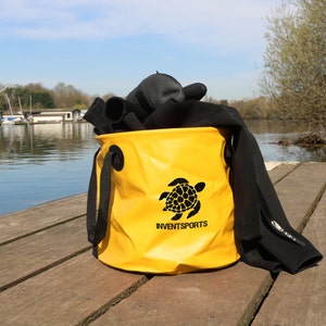 It's indispensable Our Waterproof Folding Beach Bucket perfect for beach, lakepool A great gift for surfers, SUP fans & wild swimmers image 4