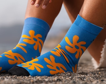 Hé ! **Nouveauté ! CHAUSSETTES SUNSPLASH Inspirées du surf et du skateboard - tellement cool + durabilité fantastique. Deux tailles et 10 styles disponibles.