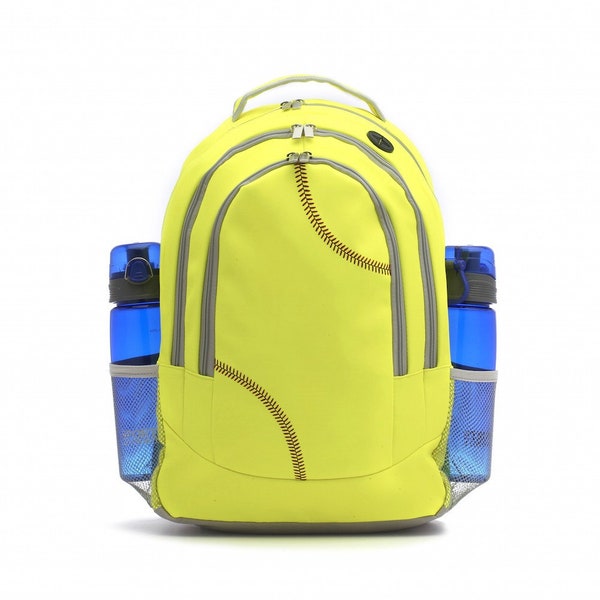 Wow! Our SOFTBALL Rucksack, beautifully designed, with real Softball stitching! The perfect gift for any Softball or sports fan!