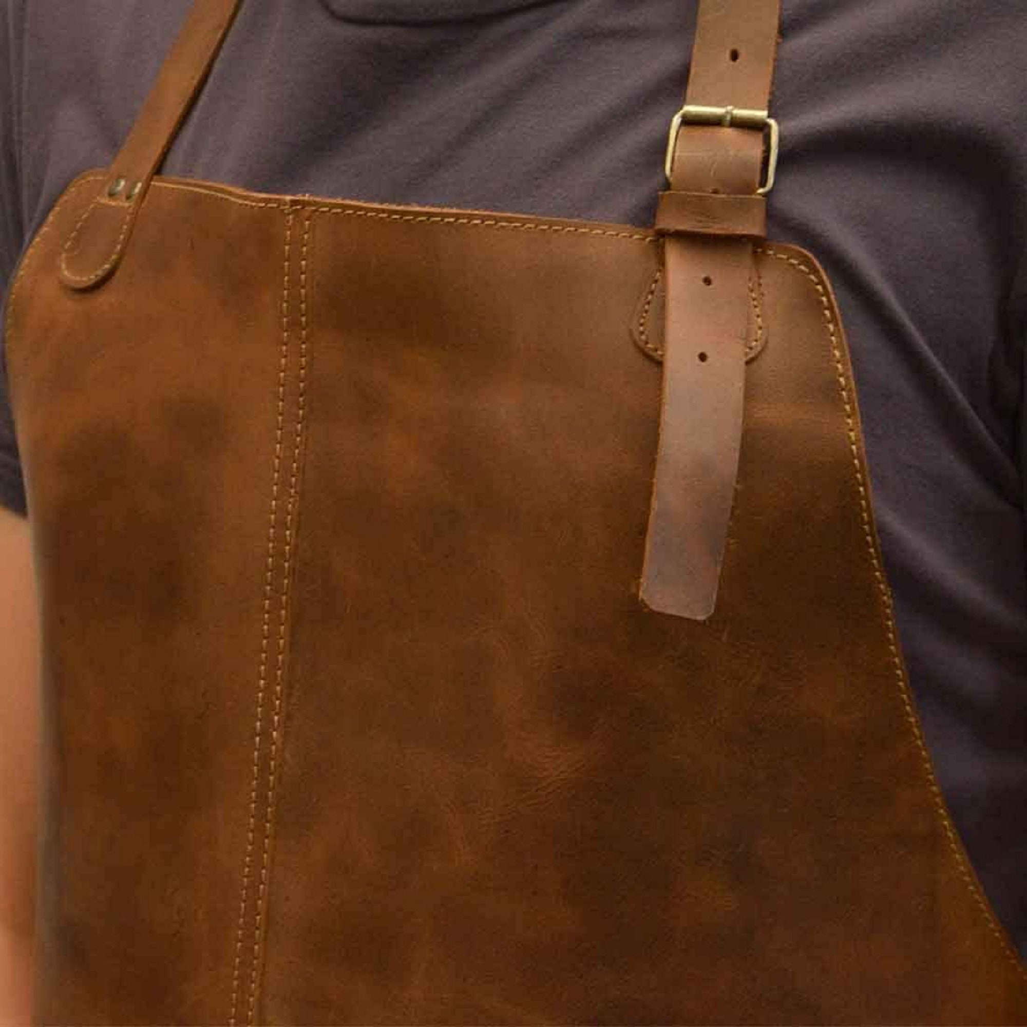 Hide & Drink Durable Leather Apron Utility Tool Pockets Adjustable Chef Butcher 