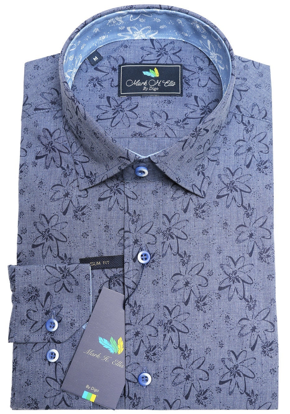 Men's Digital Print Shirt long Sleeve 