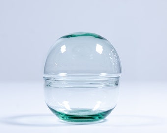 Mini Orb Terrarium Glass Container 12cm | Closed Globe Jar for Terrarium Kits