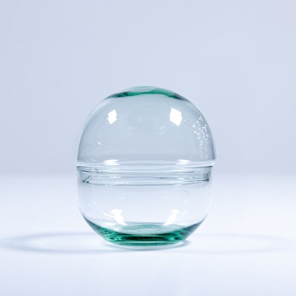 Mini Kugel Terrarium Glasbehälter 12cm | Geschlossenes Globe Glas für Terrarium Kits