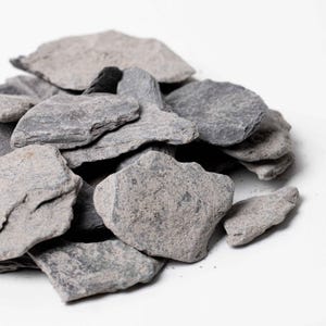 Slate Stone Shards – Hardscape Decoration for Terrariums, Vivariums and Aquariums | Natural Rock for Moss, Reptile and Aquatic Setups