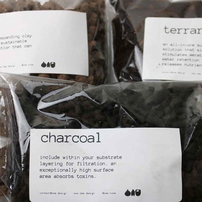Terrarium Substrate Kit Pack Leca Charcoal and Soil Stone Etsy UK