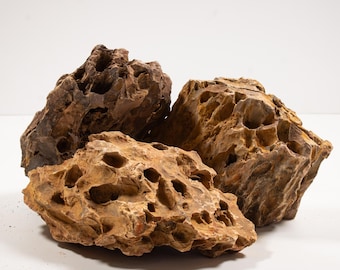 Dragon Stone Large and Medium Pieces for Aquariums, Terrariums and Aquascaping | Decorative Rocks for Colourful Landscaping