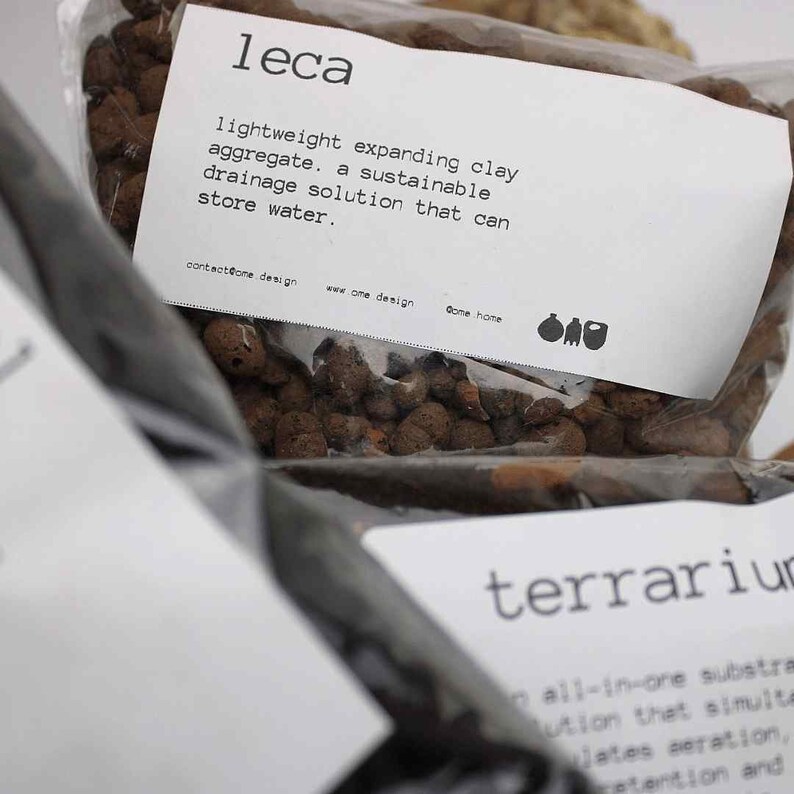 Terrarium Substrate Kit Pack Leca Charcoal and Soil Stone Etsy UK