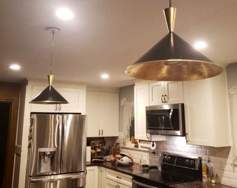 kitchen island light, brass dome pendant light, Hanging Lamp , art Decor lamp