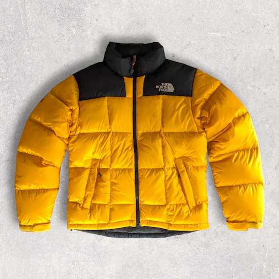 North face down jacket yellow 2025