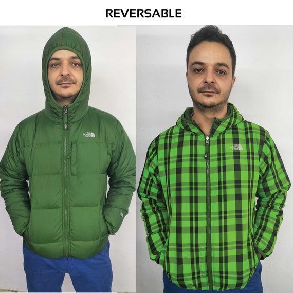 RARE Reversible Green 550 North Face 
