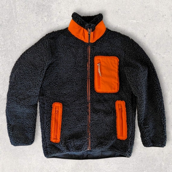【送料&関税込】J.W. Anderson Fleece Jacket JW Anderson X Uniqlo Navy & Orange Fleece in Excellent