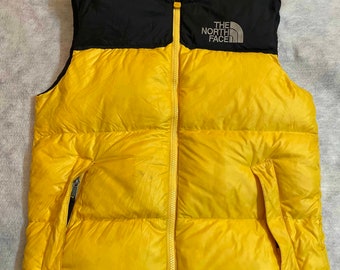 The North Face Puffer Gilet Yellow 