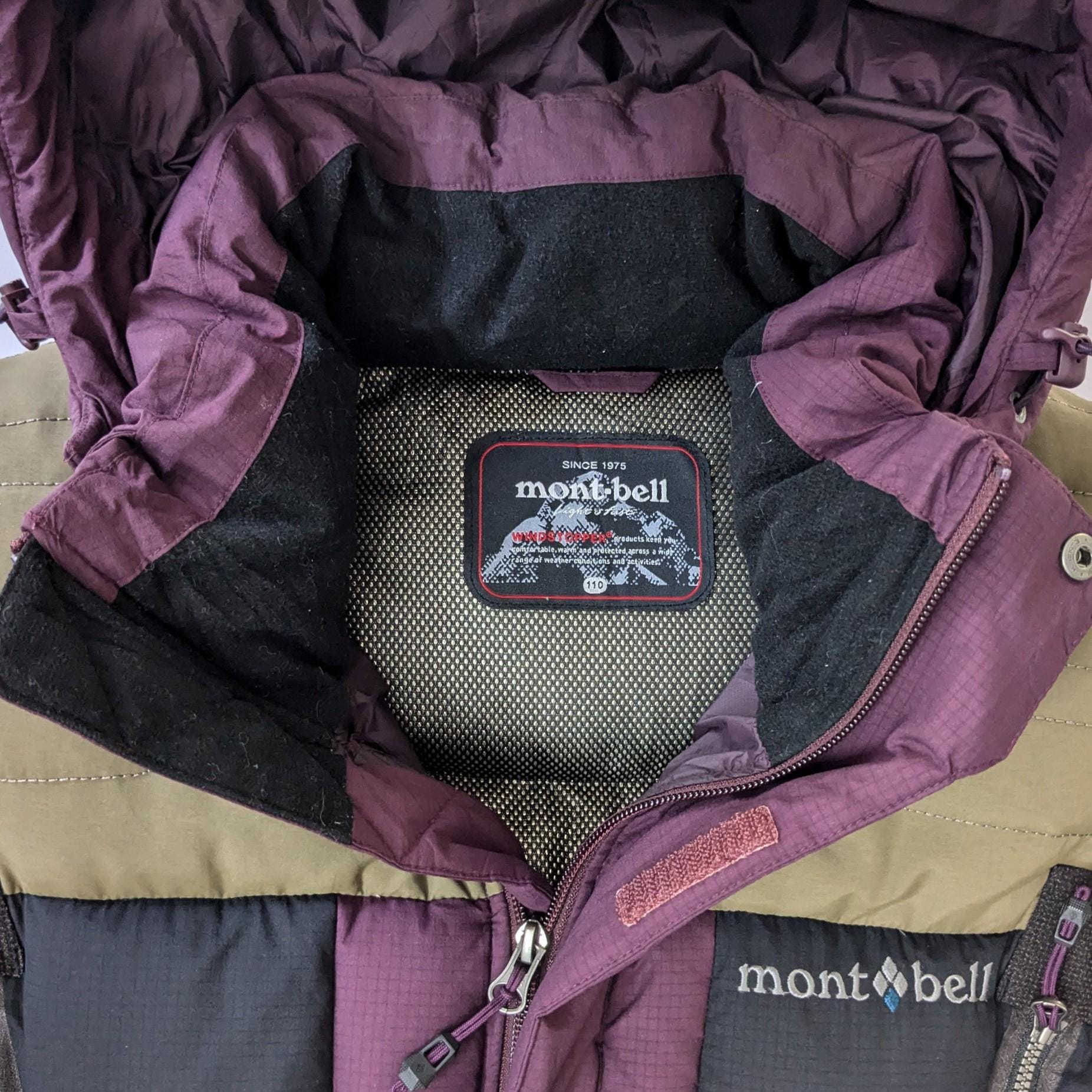 Mont Bell EX 800 Windstopper Insulated Shell Downfill Puffer Mont Bell EX 800 Windstopper Insulated Shell Downfill Puffer