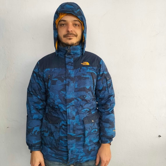 mens north face camo puffer jacket