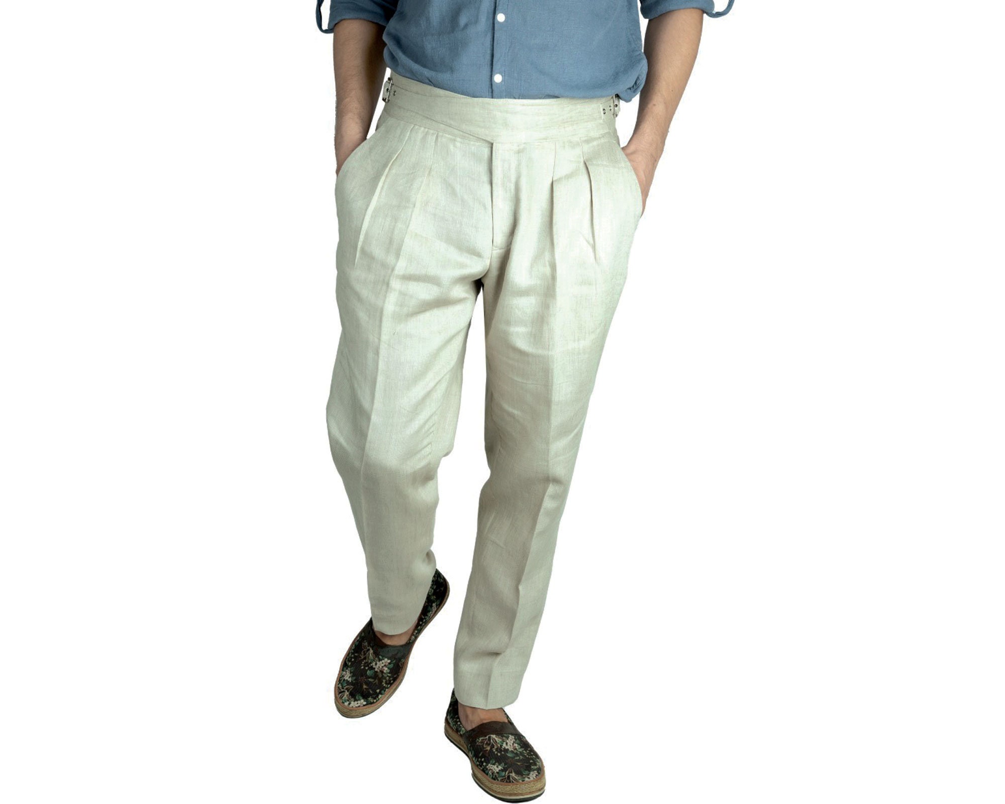 本当に信頼出来る商品 Gurkha Classic Pants 21 Linen, or Cotton 100% in Trousers, / パンツ
