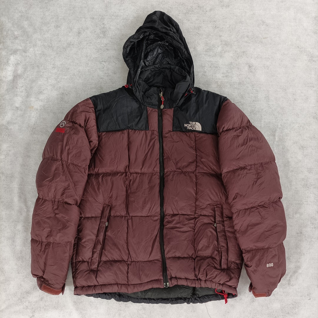 The North Face Puffer Jacket 800 Summit Series Brown and Black Size Men ...