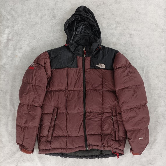 The North Face Puffer Jacket 800 Summit Series Brown and - Etsy