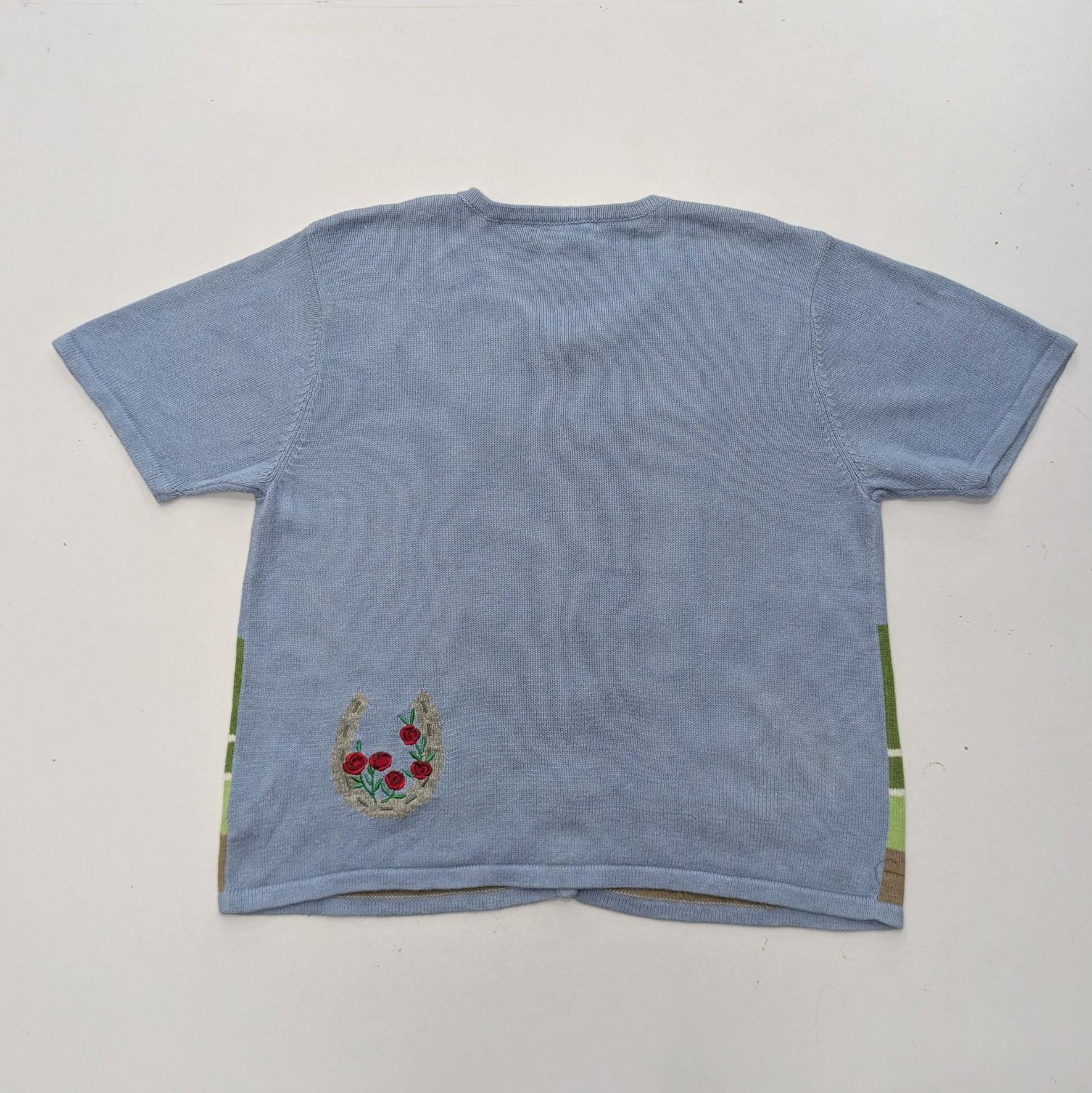 S-XL ヴィンテージ カウボーイ 乗馬セーター | レトロ 90-00 年代 刺繍
