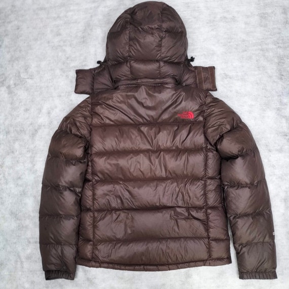 north face puffer jacket brown womens