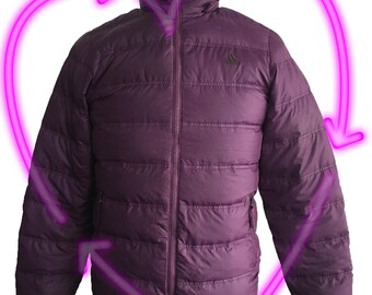 Duck Down ADIDAS Jas Vintage Down Puffer Zwarte Winter Jas | Etsy België