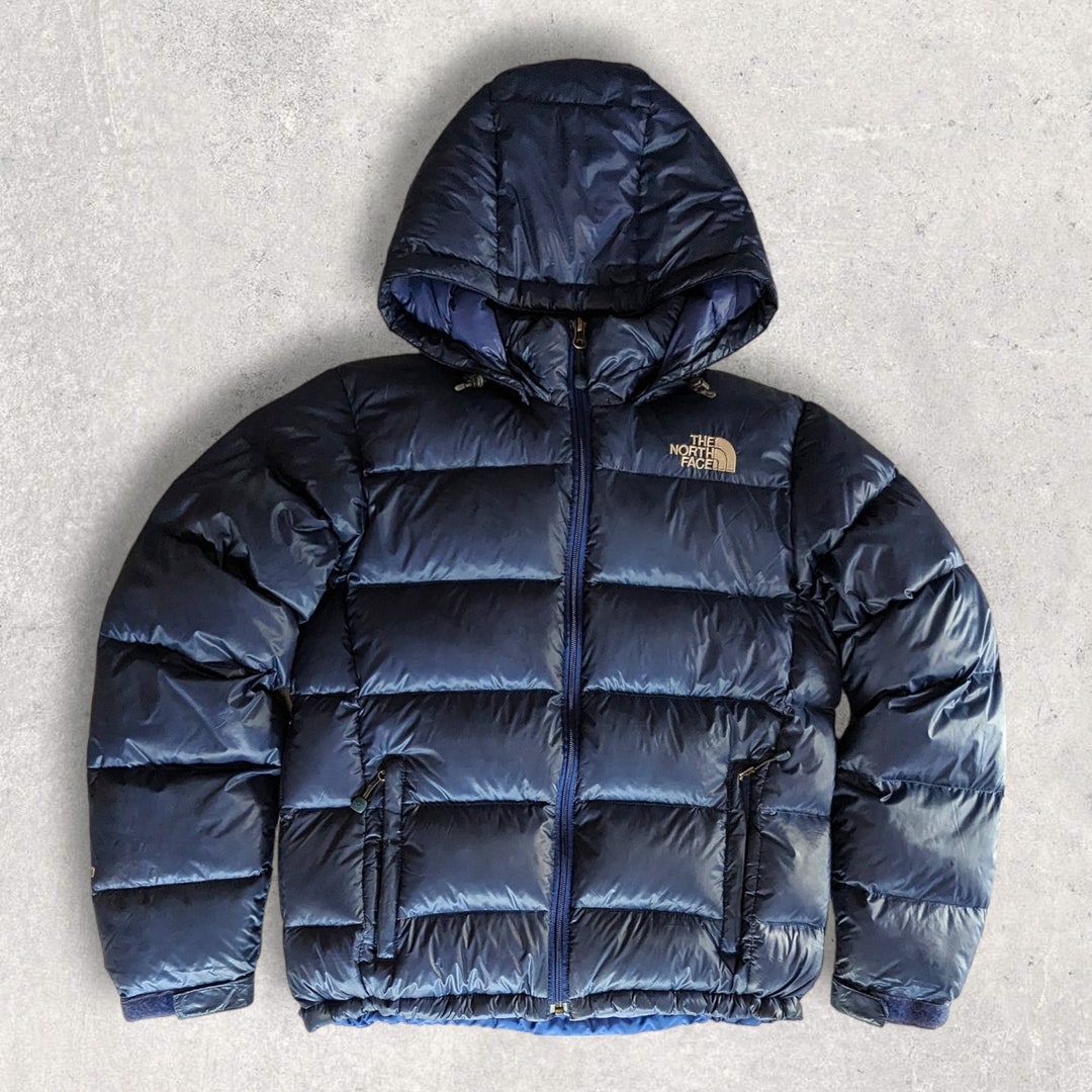 The North Face Navy Women's 700 Series Shimmer Puffer Jacket