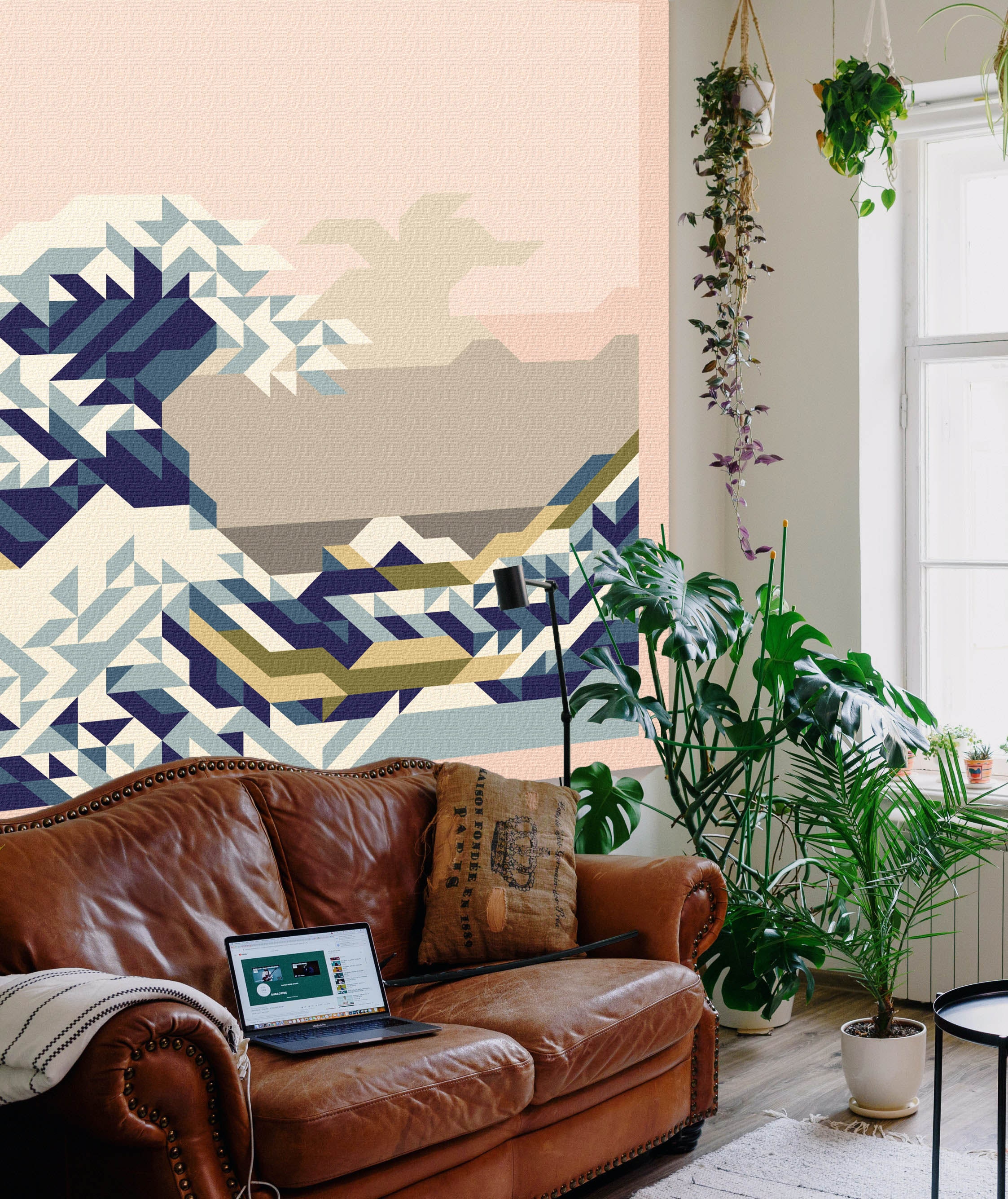 Great wave quilt pattern pdf download. Beginner / novice friendly instructions. King queen double twin crib & scrappy options. Blush pink