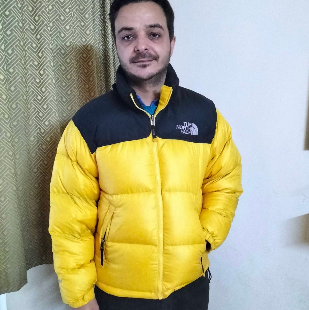 Nuptse Yellow North Face Men's Novelty Nuptse Jacket The