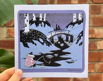 Moomin Midwinter - Greetings Card