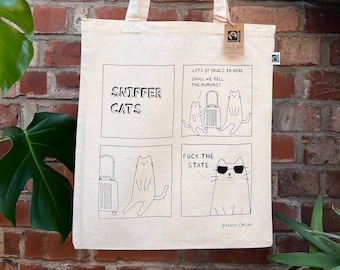 Sniffer Cats - Charity Tote Bag