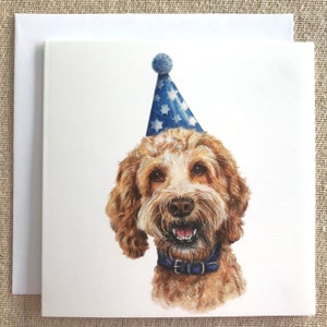 Cockapoo Birthday Card
