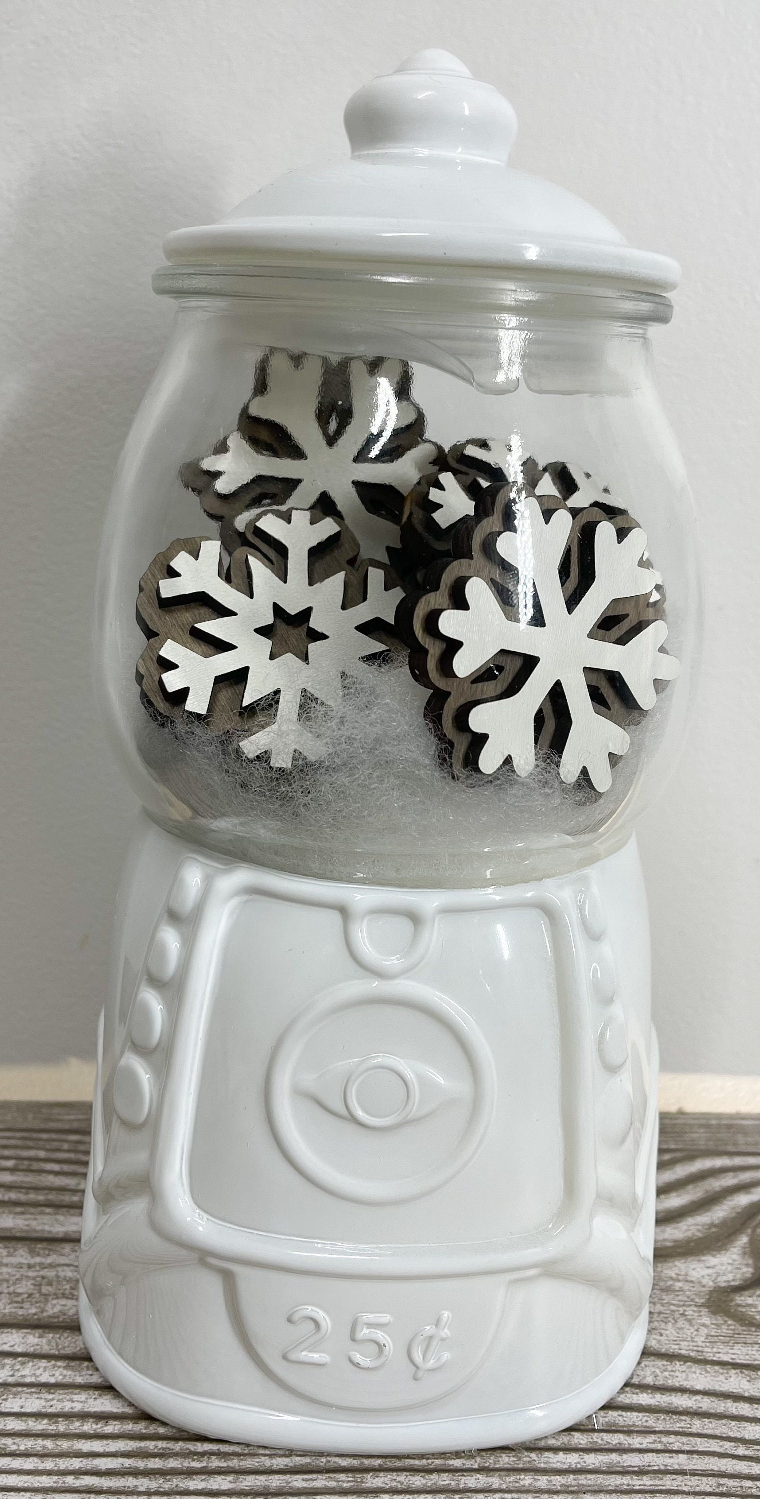 Winter Signs, Winter Decor, Snowflake Signs, Holiday Signs, Holiday Decor, Holiday Tiered Tray, Tiered Tray Decor, Gumball, Target Gumball