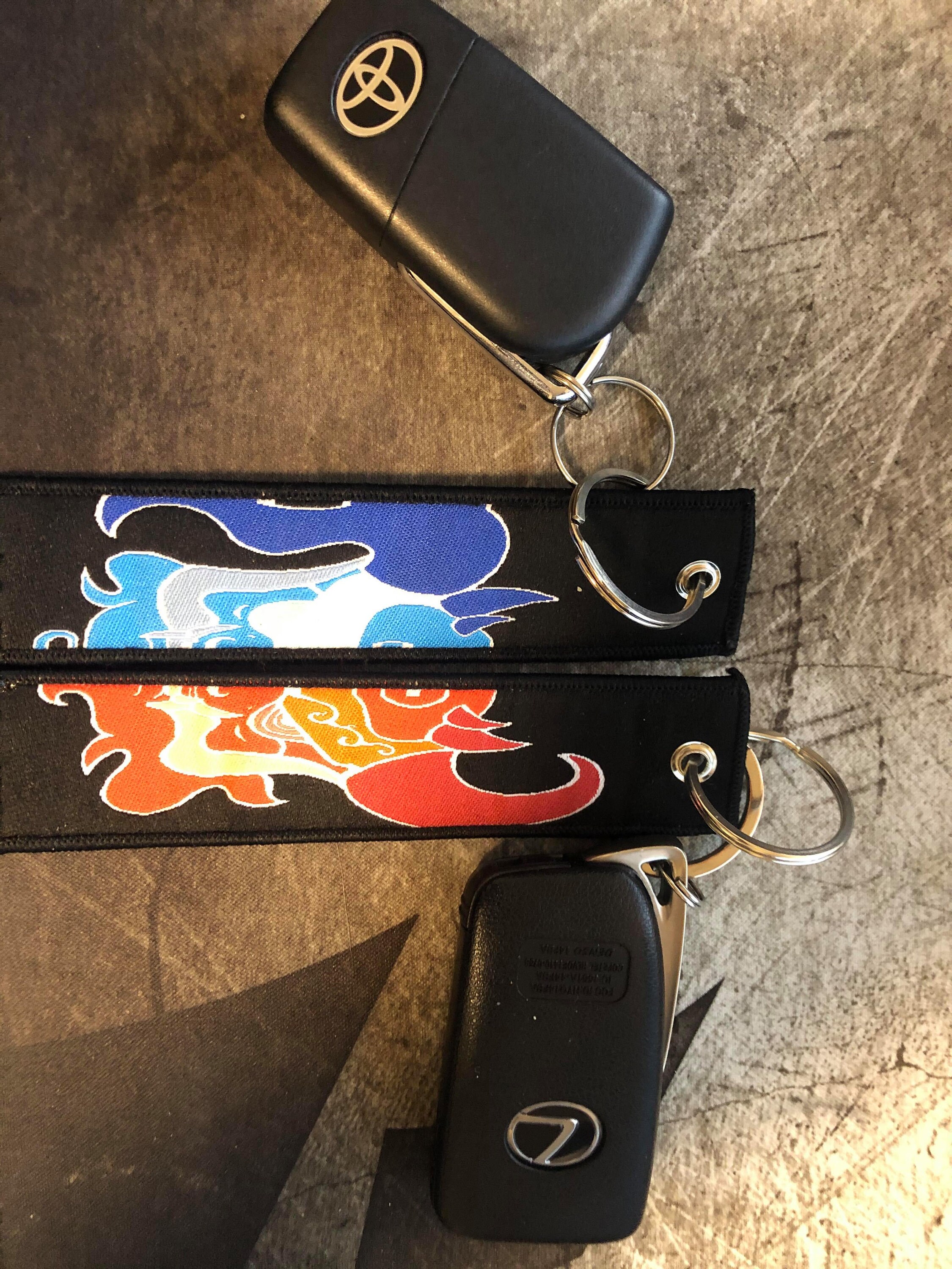 Oni Mask Flight Keychains Etsy