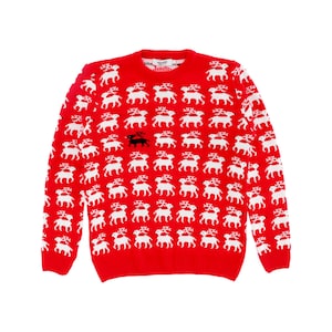 People&#39;s Princess Knitted Christmas Jumper | notjust Charity Sweater | Best Christmas Jumper 2024 | Made in the UK | Funny