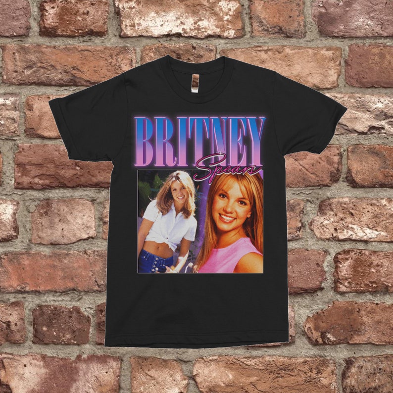 Britney Spears Vintage Homage T-Shirt High Quality | Etsy
