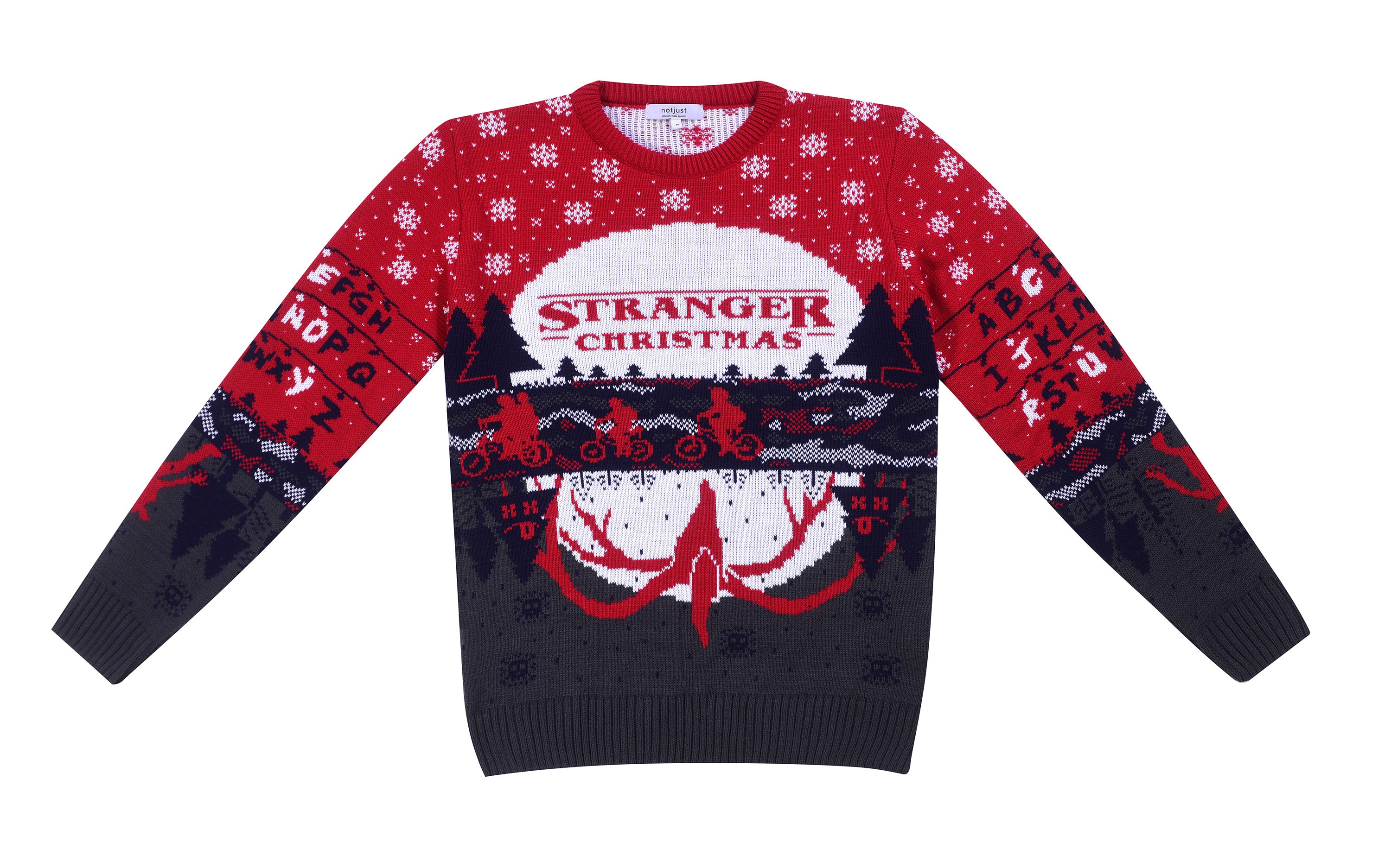 Stranger Things Christmas Jumper notjust Charity Sweater Etsy