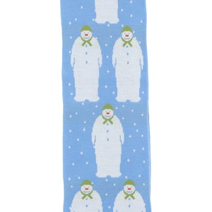 Raymond Briggs' The Snowman Scarf David Bowie Snowman Scarf Vintage Snowman Scarf Christmas Gift Ideas For Kids Knitted Scarf image 4