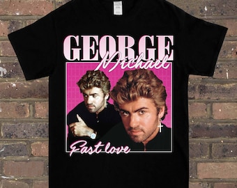 Vintage george michael t shirt Outlet