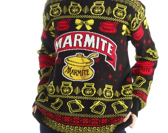 Marmite® Offizieller Strick Weihnachtspullover 2024 Bester