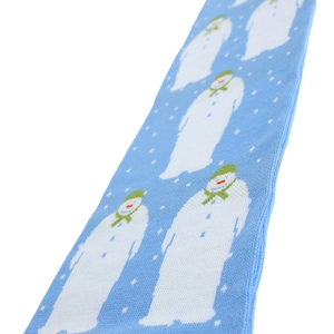 Raymond Briggs' The Snowman Scarf David Bowie Snowman Scarf Vintage Snowman Scarf Christmas Gift Ideas For Kids Knitted Scarf image 6